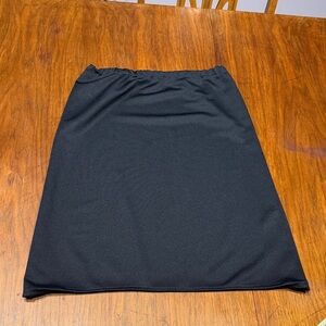 Classic Black Pencil Skirt